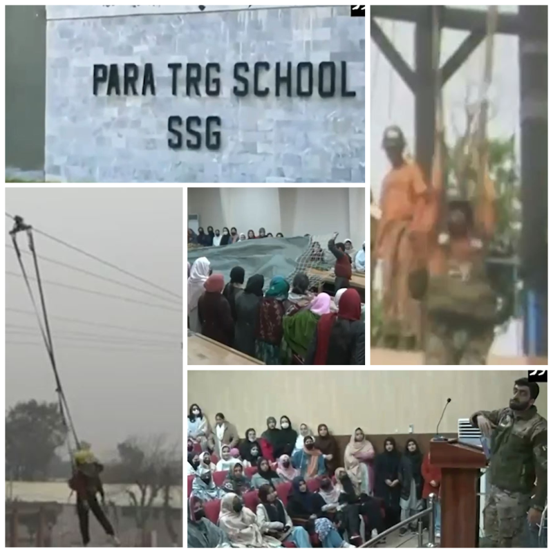پیرا ٹریننگ سکول میں طالبات کے لیے آئی ایس پی آر ونٹر انٹرن شپ پروگرام