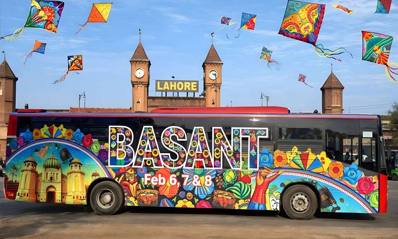 لاہور: بسنت فیسٹیول پر پنجاب حکومت کی جانب سے مفت ٹرانسپورٹ فراہم کرنے کا اعلان