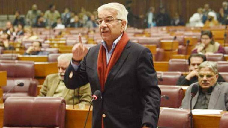خواجہ آصف کا محمود خان اچکزئی کے بیان پر سخت ردعمل