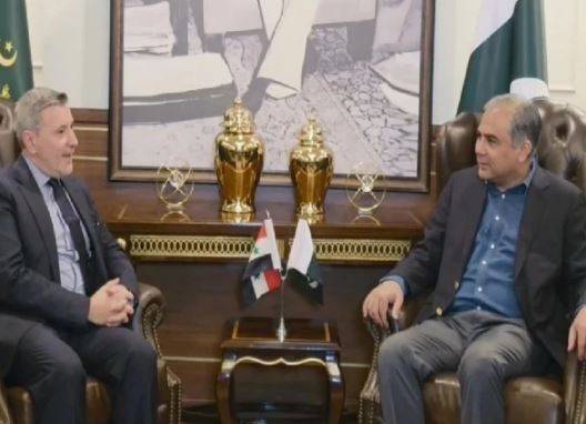 زائرین کی سہولتوں میں بہتری کے لیے محسن نقوی سے شامی وفد کی ملاقات