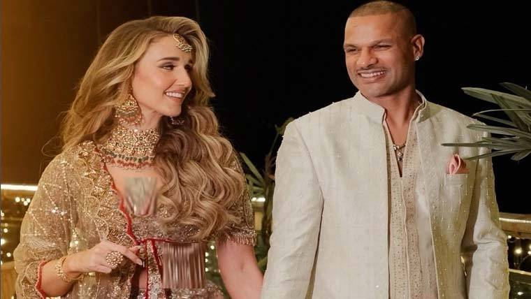  سابق بھارتی کرکٹر شیکھر دھون نے صوفی شائن سے شادی کر لی