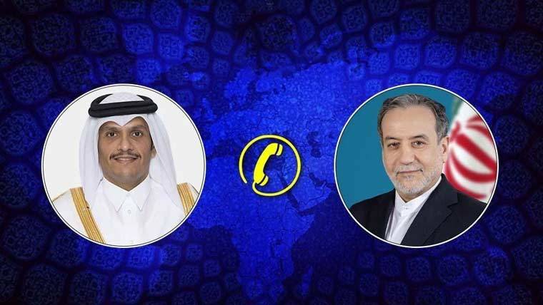 قطری وزیر اعظم کا ایرانی وزیر خارجہ سے رابطہ، خطے میں کشیدگی کم کرنے پر بات چیت