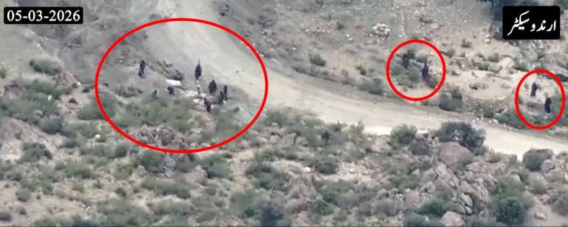 ارندو سیکٹر میں پاک فوج کی کاری ضرب: افغان طالبان مرکز تباہ، جنگجو اسلحہ چھوڑ کر فرار