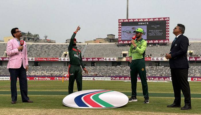 پہلا ون ڈے: بنگلادیش نےٹاس جیت کر پہلے فیلڈنگ کا فیصلہ کرلیا