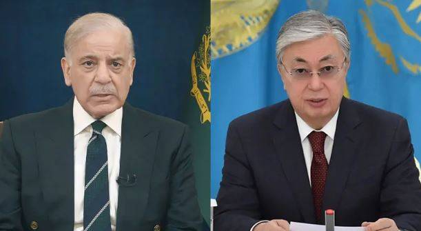 وزیراعظم شہباز شریف اور قازق صدر کے درمیان رابطہ، باہمی تعلقات پر گفتگو