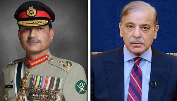  وزیراعظم شہباز شریف کے عسکری و سیاسی قیادت کو ٹیلیفون؛ فیلڈ مارشل عاصم منیر اور سروسز چیفس کو عید کی مبارکباد