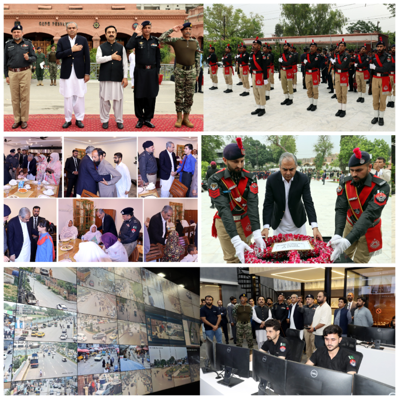پشاور: وزیر داخلہ محسن نقوی کا پولیس ہیڈ کوارٹرز کا دورہ، بنوں کے 15 شہدا کے خاندانوں سے ملاقات