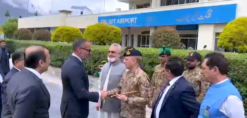 شہزادہ رحیم آغا خان کا دورۂ گلگت؛ نگران وزیراعلیٰ اور اعلیٰ حکام کی جانب سے استقبال
