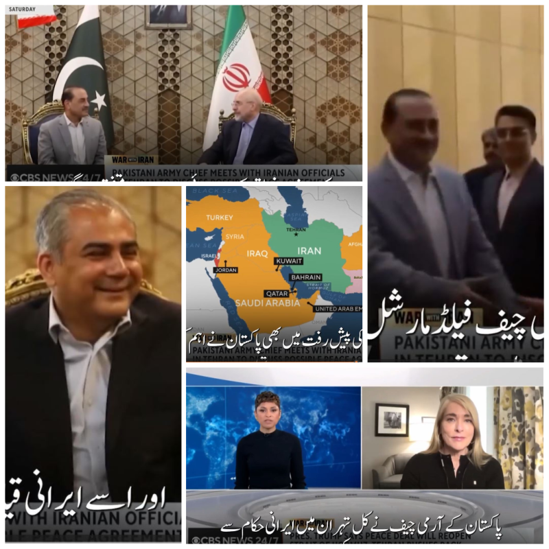 عالمی سفارت کاری میں پاکستان کا بڑا معرکہ: فیلڈ مارشل سید عاصم منیر کا دورۂ تہران فیصلہ کن رہا، امریکی میڈیا کی رپورٹ