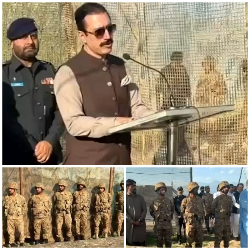 افواجِ پاکستان کا جذبہ ایثار قوم کا فخر، دفاع ناقابلِ تسخیر ہے: چڑی کوٹ سیکٹر میں وزیراعظم آزاد کشمیر کا بیان