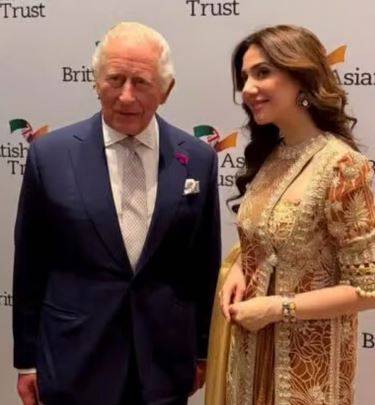 ماہرہ خان کی لندن میں شاہ چارلس سے ملاقات، فلاحی سرگرمیوں پر تبادلہ خیال