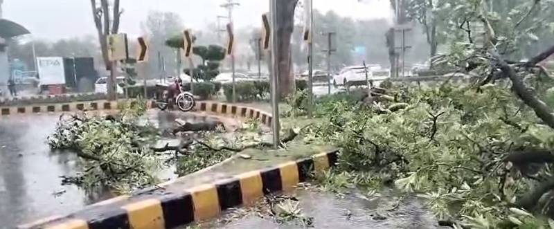 لاہور میں موسلادھار بارش نے شہر کا نظام مفلوج کر دیا، کئی علاقے پانی میں ڈوب گئے