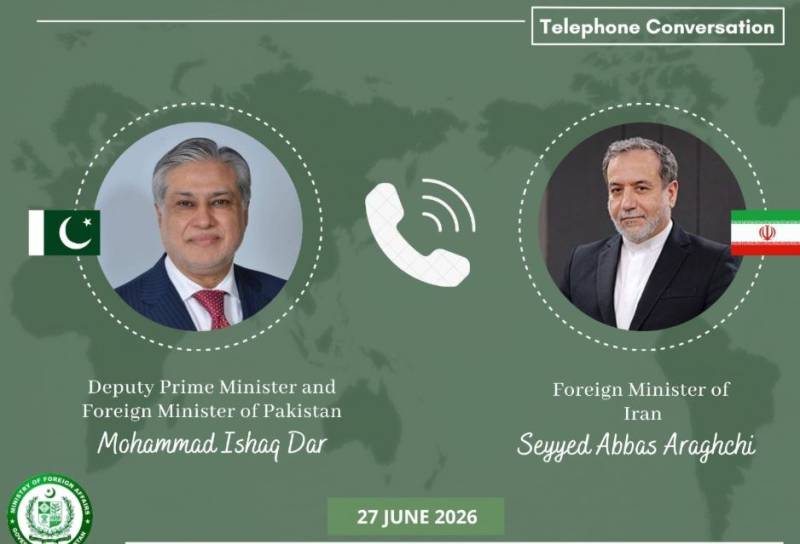 پاکستان اور ایران کا امن کوششوں میں تعاون جاری رکھنے پر اتفاق، اسحاق ڈار اور عباس عراقچی میں رابطہ