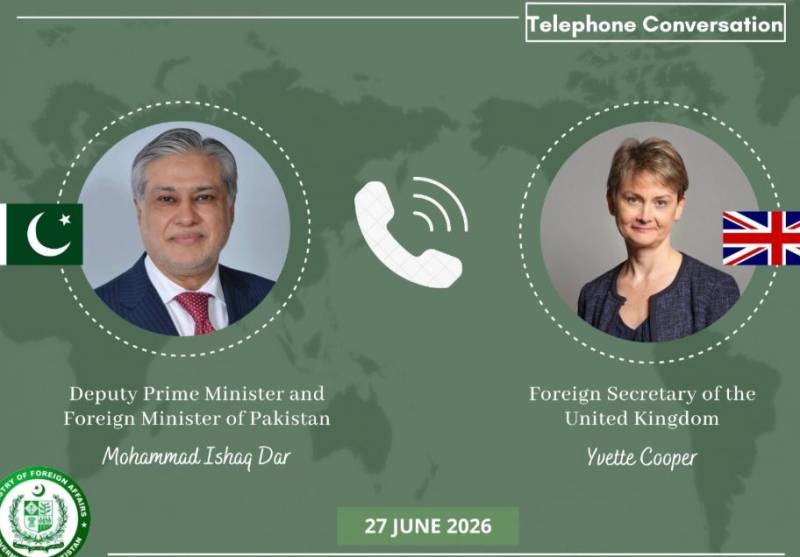 پاکستان اور برطانیہ کا امن و استحکام کے لیے تعاون جاری رکھنے پر اتفاق