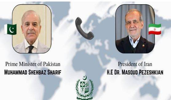 وزیراعظم شہباز شریف کا ایرانی صدر سے ٹیلیفونک رابطہ، خطے کی صورتحال پر تبادلہ خیال