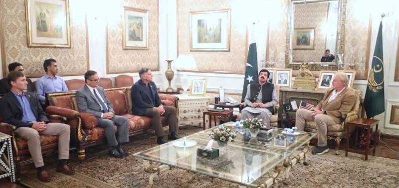 گورنر پنجاب سے امریکی کانگریسی وفد کی ملاقات، امن اور معاشی تعاون پر گفتگو