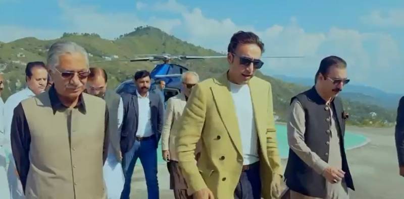 بلاول بھٹو زرداری آزاد کشمیر پہنچ گئے، پارٹی امور اور انتخابی حکمت عملی پر مشاورت ہوگی