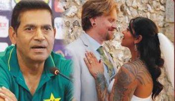 سابق کرکٹر عاقب جاوید کی صاحبزادی عقبہ عاقب کی برطانیہ میں شادی، تصاویر سوشل میڈیا پر مقبول