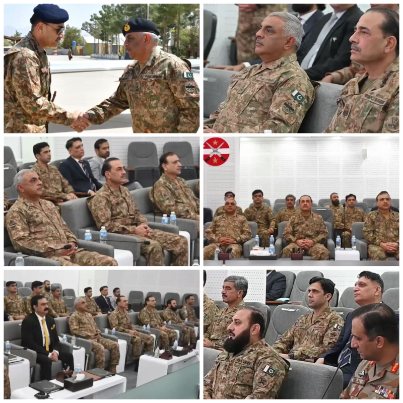  کوئٹہ گیریژن کا دورہ، فیلڈ مارشل سید عاصم منیر کو بلوچستان کی سکیورٹی صورتحال پر بریفنگ