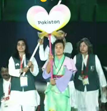  ایشین گیمز 2026 کا رنگا رنگ آغاز، فاطمہ ثنا کی قیادت میں پاکستانی دستے کی شرکت