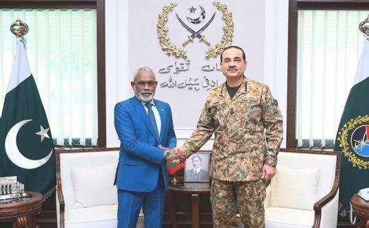 مالدیپ کے ساتھ دوطرفہ تعاون بڑھانے کیلئے پرعزم ہیں: فیلڈ مارشل عاصم منیر